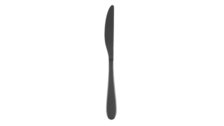 Byram Black Mirror Dinner Knife | Rental Byram Black Mirror Dinner Knife | Rental