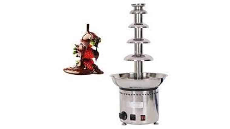 5 – Tier Chocolate Fountain (16″ Dia. X 30″ Tall, Stainless Steel-2 HR) | Rental