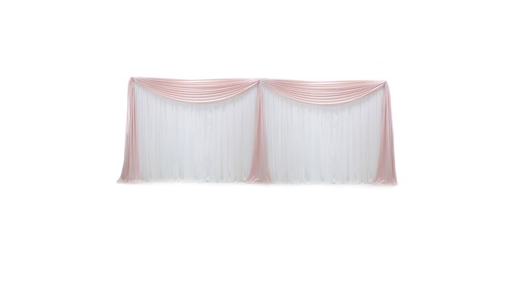 Drapery – Package – 2 Panel Fabric Backdrop 7′ – 12′ (Choose Colors/Fabrics) | Rental