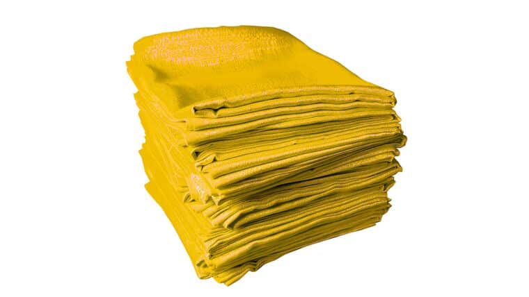 12' x 4' Yellow Banjo Drape | Rental