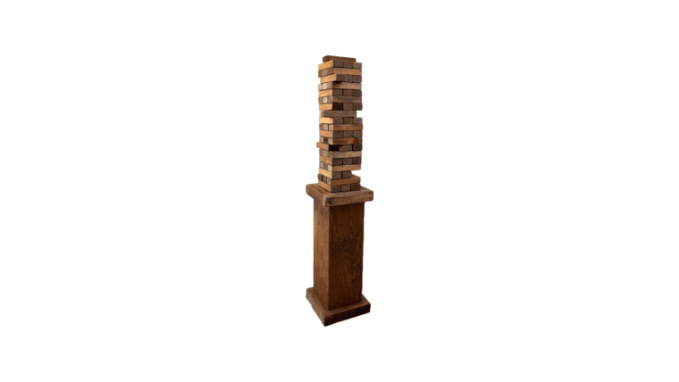 Giant Jenga Game w/o Stand – Rustic | Rental Giant Jenga Game w/o Stand – Rustic | Rental