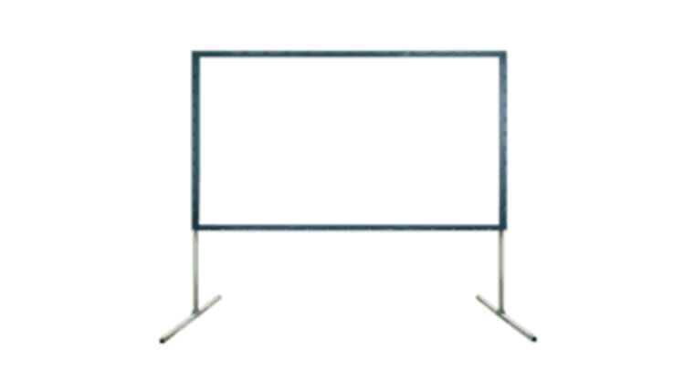 5.5′ x 10′ Fast Fold 16:9 Video Projection Screen | Rental