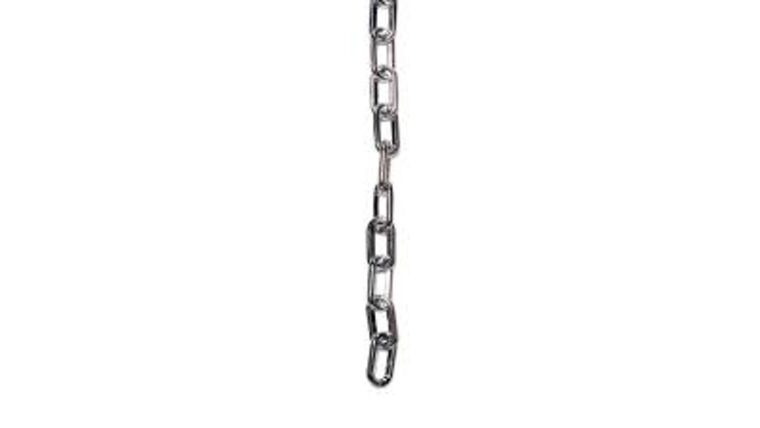 10′ Metal Stanchion Chain – Chrome | Rental