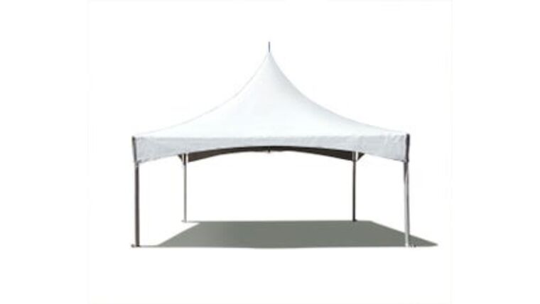 15' x 15' | High Peak Tent | White | Rental