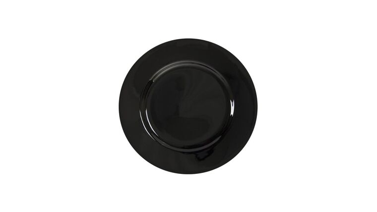 Black Rim B&B Plate – 6.75″ | Rental Black Rim B&B Plate – 6.75″ | Rental