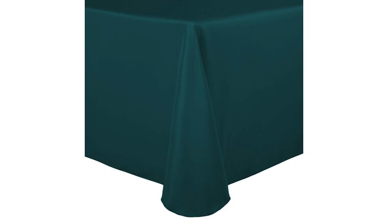 Polyester | Teal | 60" x 144" Rectangular Tablecloth | Rental