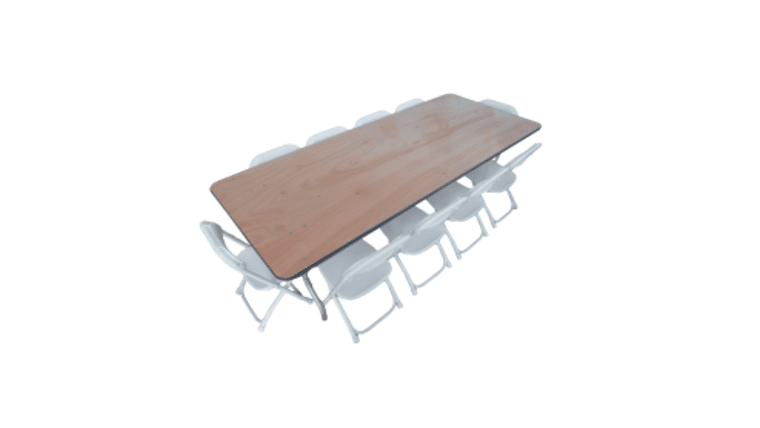 Banquet Table | Wood | 8′ x 30″ x 24″w | Kids | Rental Banquet Table | Wood | 8′ x 30″ x 24″w | Kids | Rental