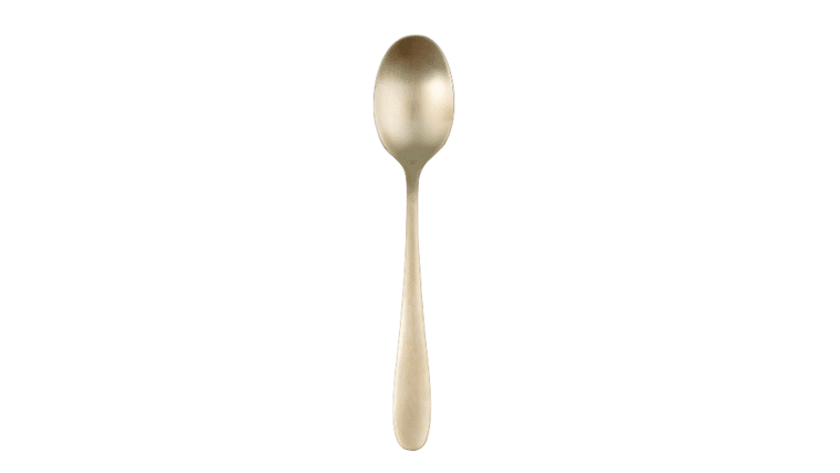 Byram Champagne Satin Dinner Spoon | Rental Byram Champagne Satin Dinner Spoon | Rental