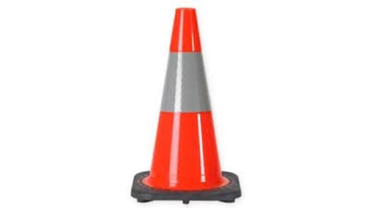 12" 3LB Cone w/6" Collar - Orange | Rental