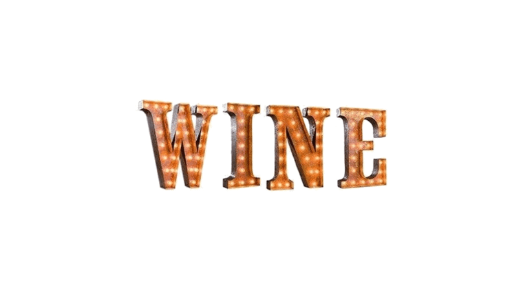 Vintage Marquee Letters | WINE | 36″ | Rental Vintage Marquee Letters | WINE | 36″ | Rental