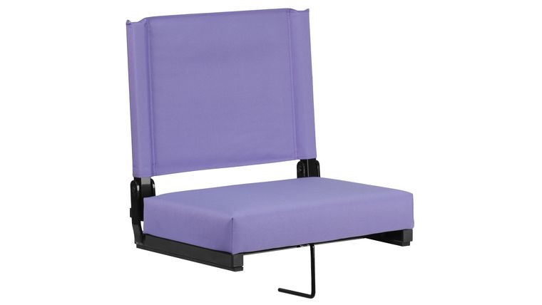 Bleacher Seat – Purple Grandstand Comfort Seats by Flash with Ultra-Padded Seat | Rental