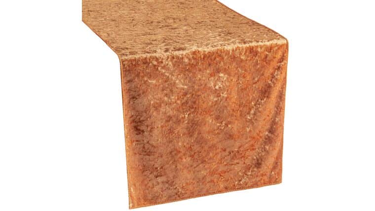 Velvet Table Runner – Rust | Rental