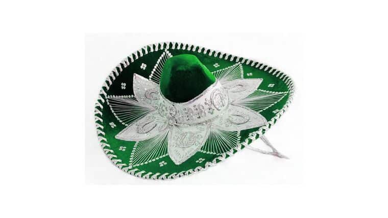 Mariachi Sombrero – Green & Silver | Rental Mariachi Sombrero – Green & Silver | Rental