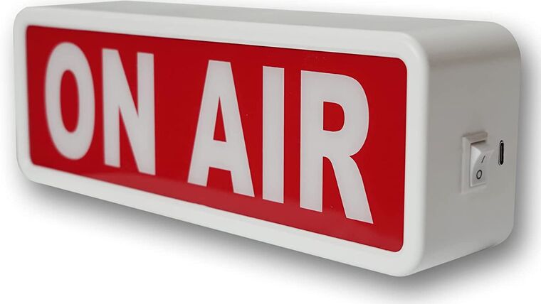 ON AIR Light Sign Recording Sign Studio Warning | Rental