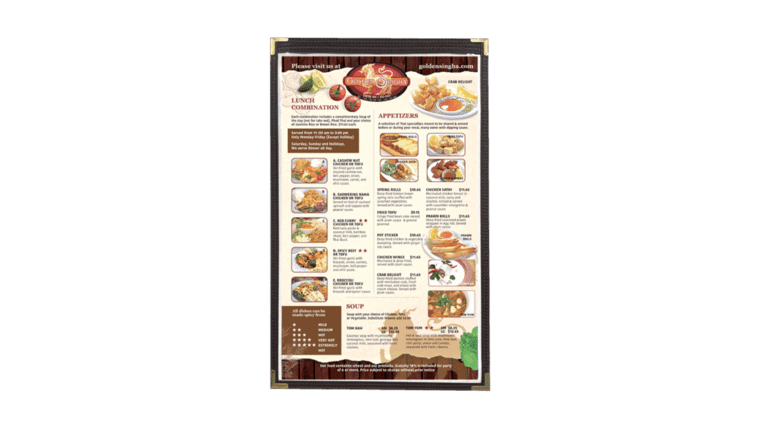 Menu Card Holder 1 1/2 inch | Rental Menu Card Holder 1 1/2 inch | Rental