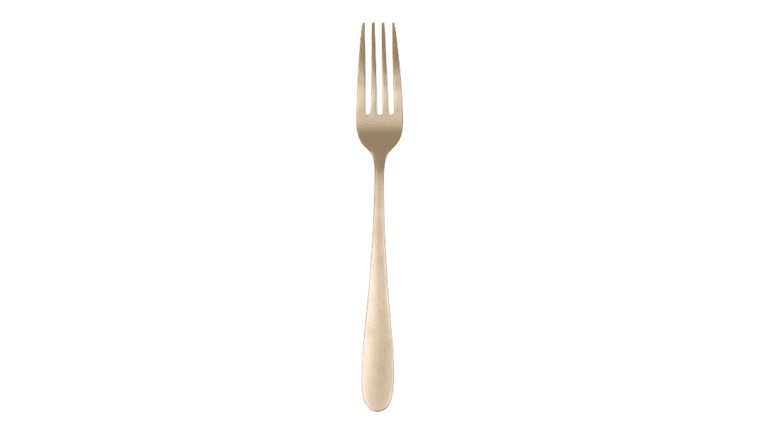 Byram Champagne Satin Dinner Fork | Rental Byram Champagne Satin Dinner Fork | Rental