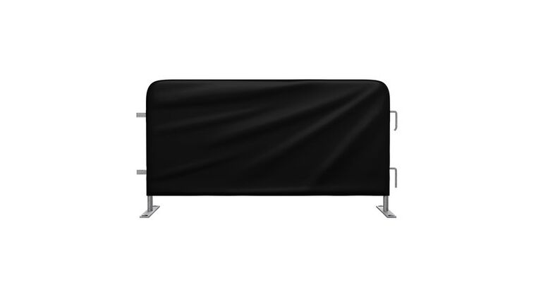 Heavy Duty Barricade Jacket Cover – Vinyl – Black | Rental Heavy Duty Barricade Jacket Cover – Vinyl – Black | Rental