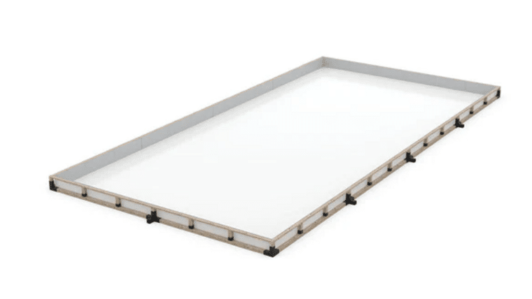 24′ x 48′ Munro Grid Portable Ice Hockey Rink Kit with Liner and Puckboards | Rental 24′ x 48′ Munro Grid Portable Ice Hockey Rink Kit with Liner and Puckboards | Rental