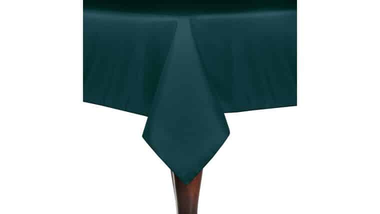 Polyester | 54" x 54" Square Polyester Tablecloth - Teal | Rental