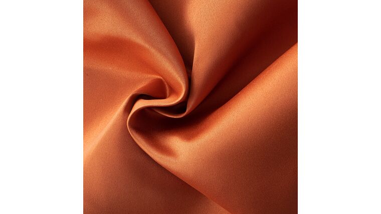 Satin 120″ Round Tablecloth – Terracotta | Rental