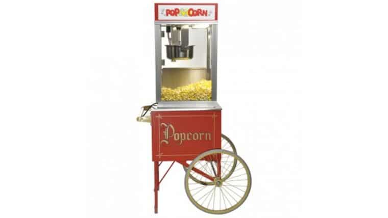 Popcorn – 8 oz. Red Popcorn Machine W/Cart | Rental