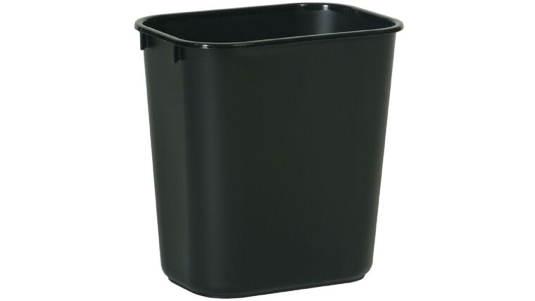 4 Gallon Black Office Waste Basket | Rental