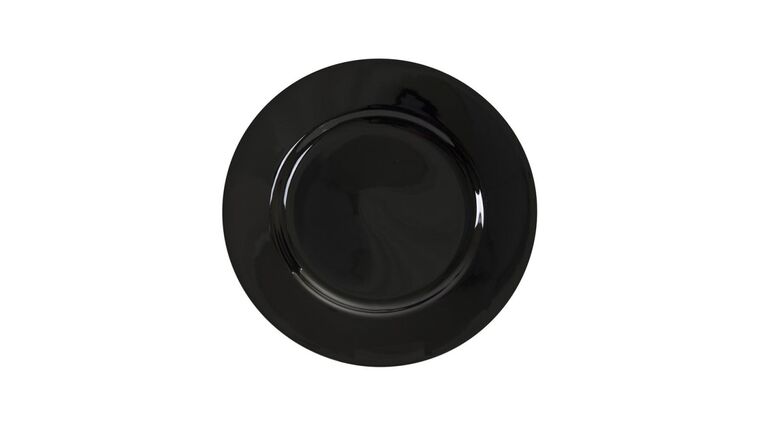 Black Rim Salad/Dessert Plate 7.75″ | Rental Black Rim Salad/Dessert Plate 7.75″ | Rental