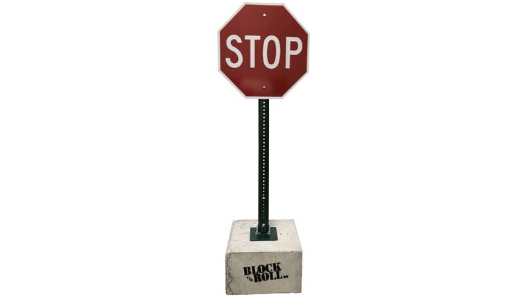 Concrete Sign Block Post Mount | Rental