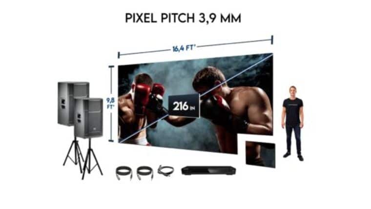 Daytime Video Wall Package 16.4′ x 9.8′ | Rental