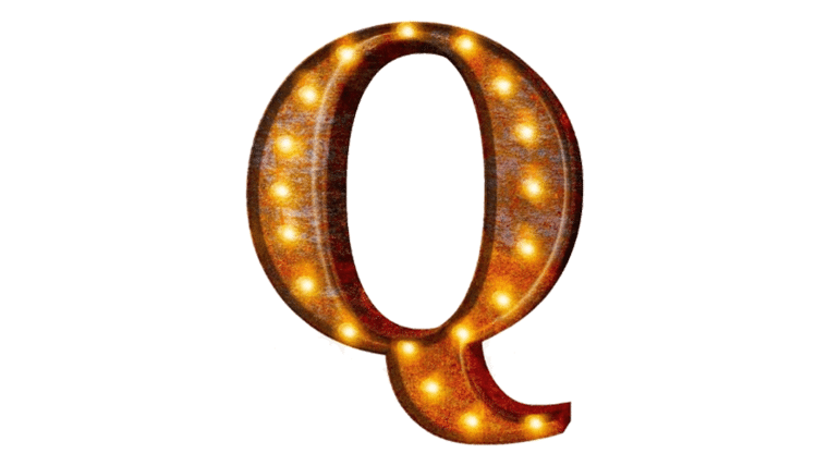 Vintage Marquee Letter | Q | 36″ | Rental Vintage Marquee Letter | Q | 36″ | Rental