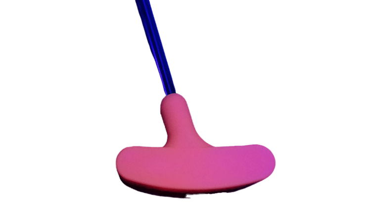 Black Light Orange Rubber Mini Golf Putter | Rental Black Light Orange Rubber Mini Golf Putter | Rental