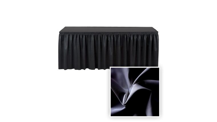 Banjo Table Skirting – 14’L x 29″H – Terra Cotta | Rental Banjo Table Skirting – 14’L x 29″H – Terra Cotta | Rental