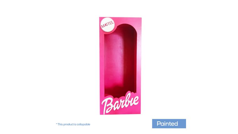 Wood – Collapsible Barbie Box Photo Booth – Pink – XL ADULT | Rental