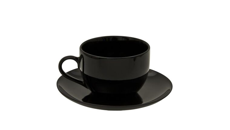 Coupe Cup/Saucer – Black | Rental Coupe Cup/Saucer – Black | Rental