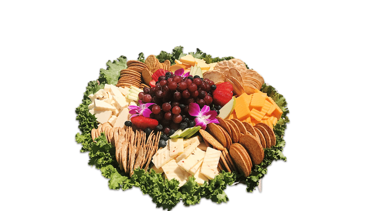 Assorted Meat and Cheese Platter With Dinner Rolls (Large – Serves 35) | Purchase | Rental