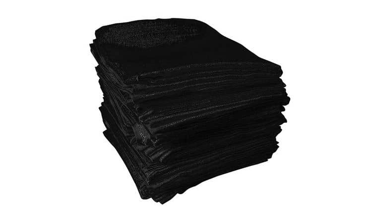 3′ x 4′ Black Banjo Drape | Rental