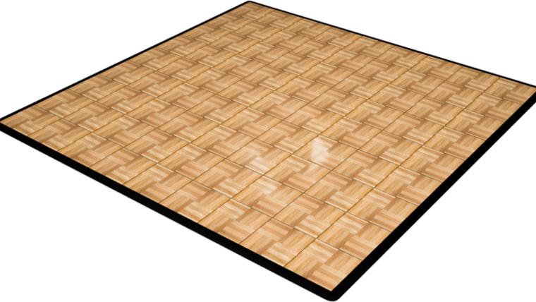 9' x 9' Oak Dance Floor | Rental