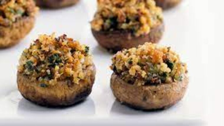 Medium Stuffed Mushroom Caps (Serves 25) | Purchase | Rental