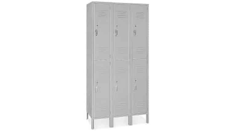 Double Tier – 3 Wide Locker Room Lockers – Grey | Rental Double Tier – 3 Wide Locker Room Lockers – Grey | Rental