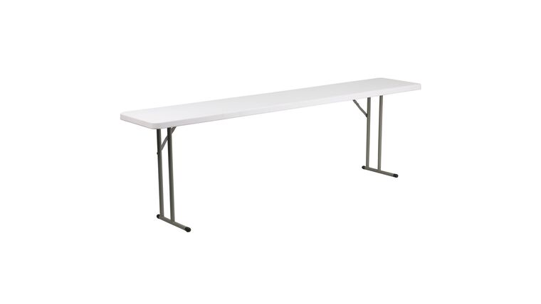 Training Table | Plastic | Rectangle | 8' x 18" | Rental