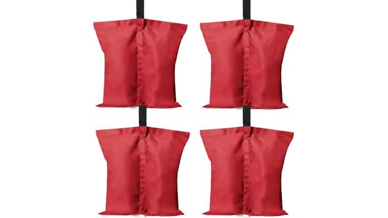 50lb Tent Sand Bag – Red | Rental
