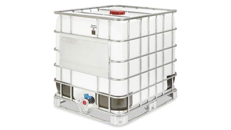 IBC Water Tank – 330 Gallons – White | Rental