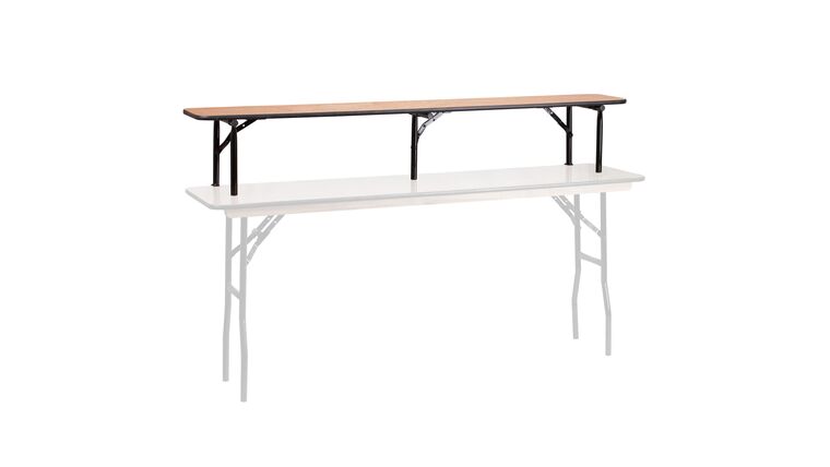 Table Riser - 6' x 12" x 12" Rectangle Wood Bar Top Riser | Rental