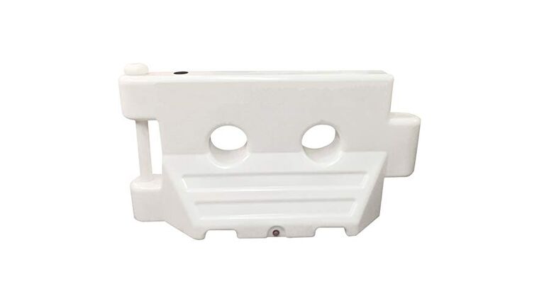 Water Filled Barricade w/Connector Pin Rental – 60″ – White | Rental
