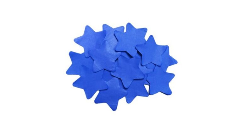 Blue Star Tissue Confetti (1 LB) | Rental Blue Star Tissue Confetti (1 LB) | Rental