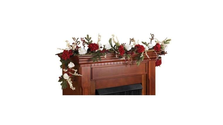 72″ Hydrangea w/White Roses Garland | Rental 72″ Hydrangea w/White Roses Garland | Rental