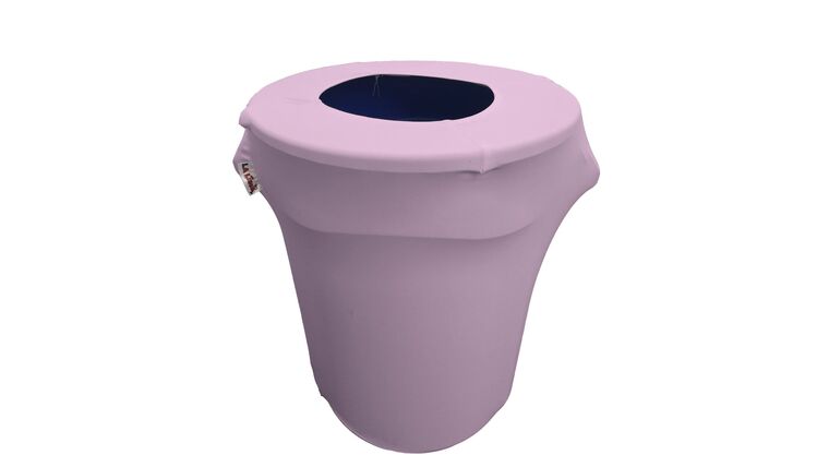Spandex Trash Can Cover for 32-Gallon – Lilac | Rental