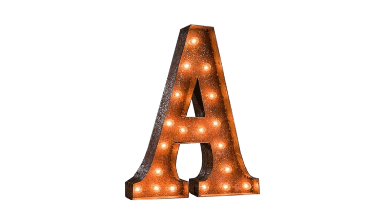 Vintage Marquee Letter | A | 36″ | Rental Vintage Marquee Letter | A | 36″ | Rental