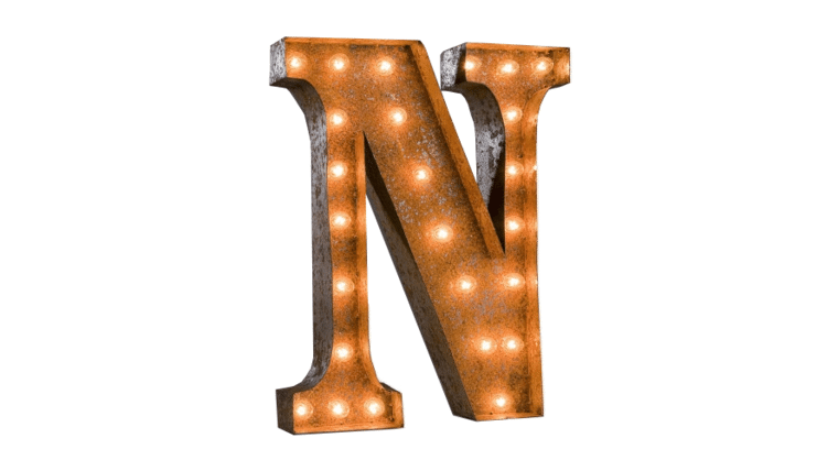 Vintage Marquee Letter | N | 36″ | Rental Vintage Marquee Letter | N | 36″ | Rental