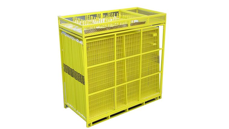 210' Yellow Full Pallet Of Perimeter Patrol Fencing | Rental